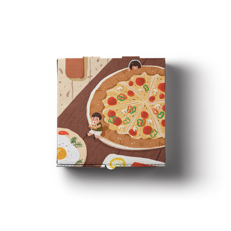 一次性披薩盒為什么是方形的？