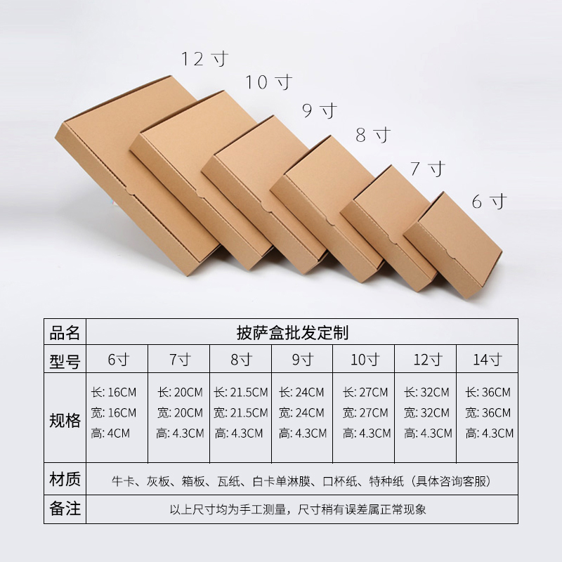 披薩盒9寸是多少厘米？